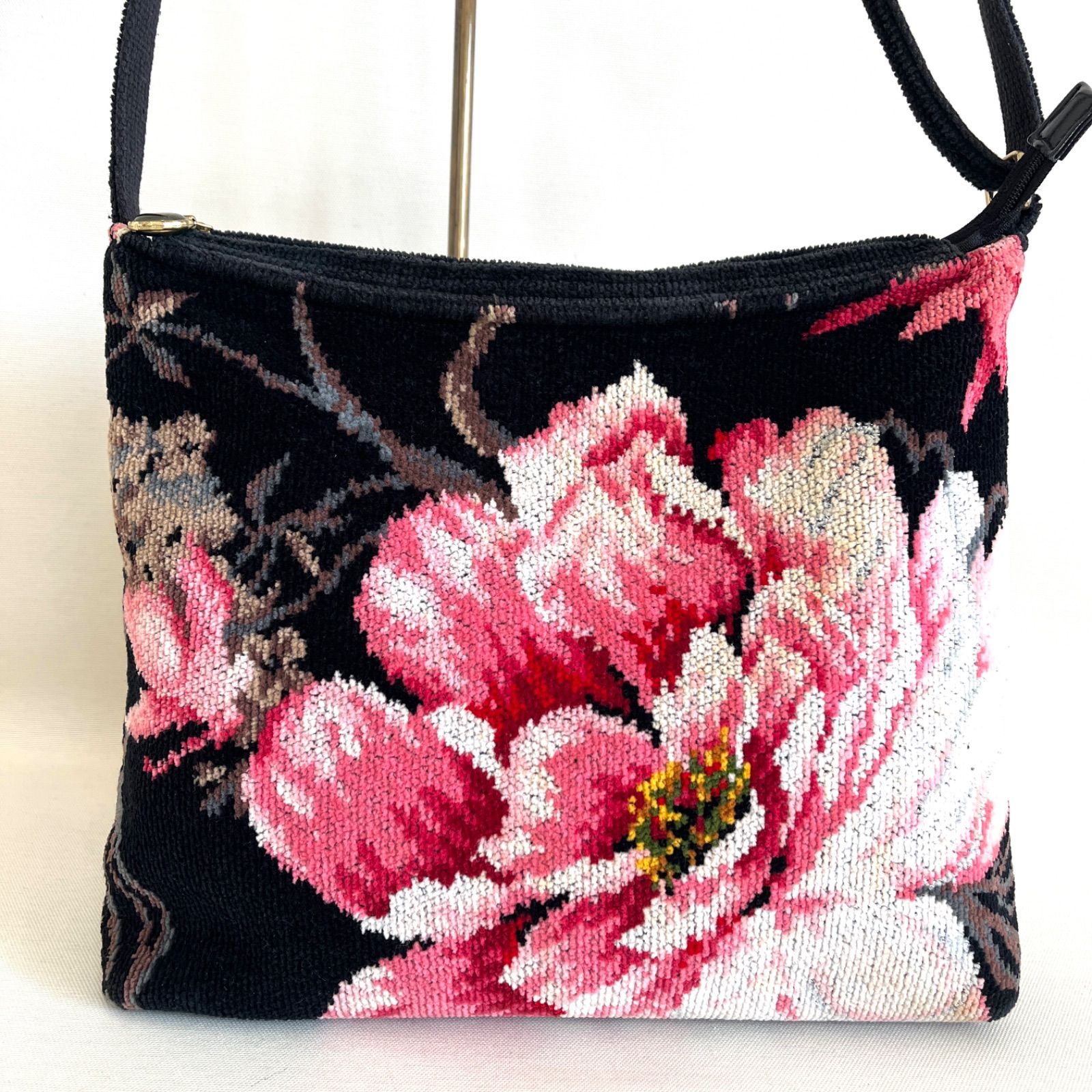 FEILER フェイラー 花柄 ショルダーバッグ 大柄 斜め掛け - メルカリ