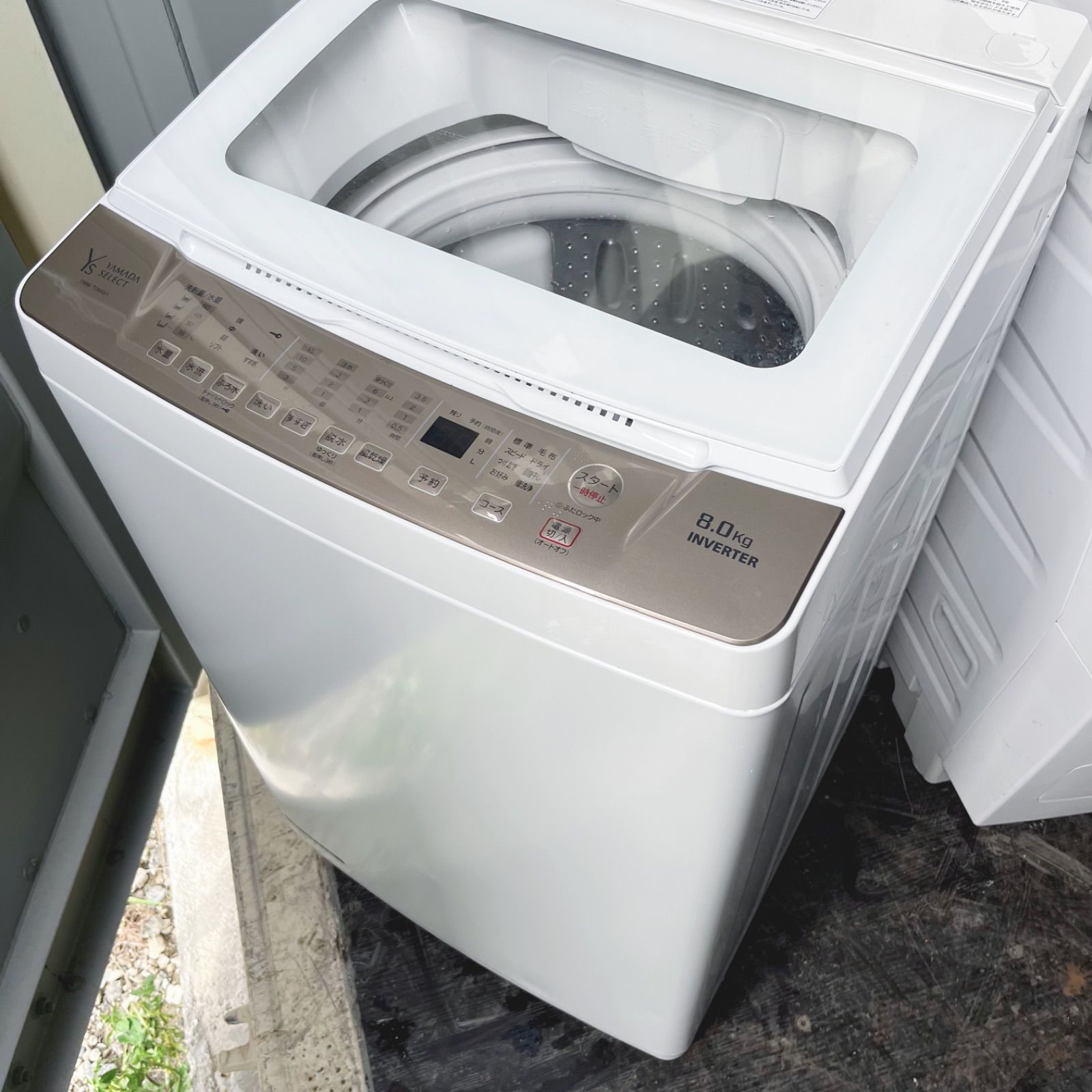 342取付無料！安心のヤマダ電機 インバーター搭載！スタイリッシュ8kg洗濯機 342取付無料！安心のヤマダ電機 インバーター搭載！スタイリッシュ8kg