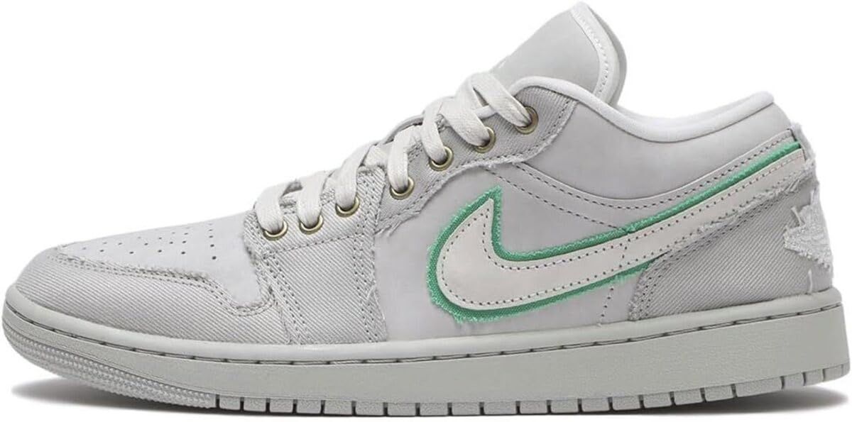 ナイキ エア ジョーダン 1 ロー SE W AIR JORDAN LOW グレー サミットホワイト グリーン IH 3369 077 24 0 cm