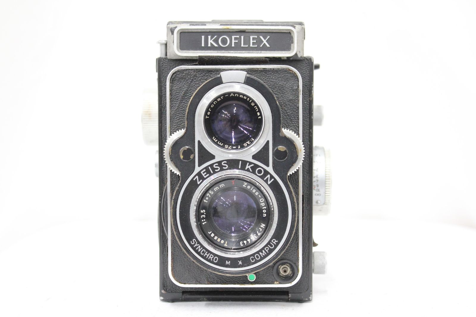 訳あり品】 IKOFLEX Zeiss-Opton Tessar 75mm F3.5 T 二眼カメラ e5293