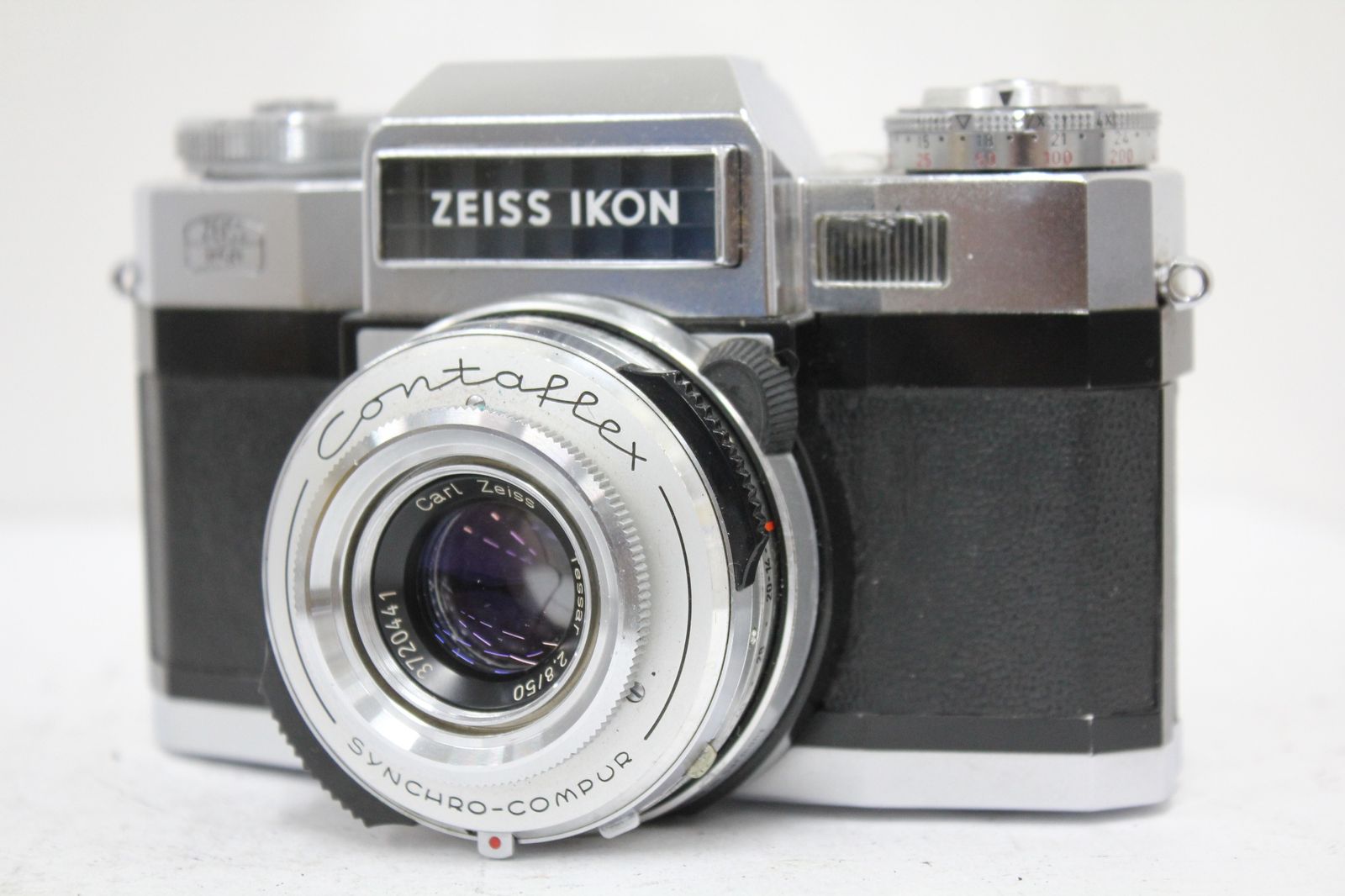 【実写確認整備品】ZEISS IKONコンテッサ／テッサー50mmf2.8UV付 返品保証】 ツァイスイコン Zeiss Ikon Contaflex Carl Zeiss Tessar