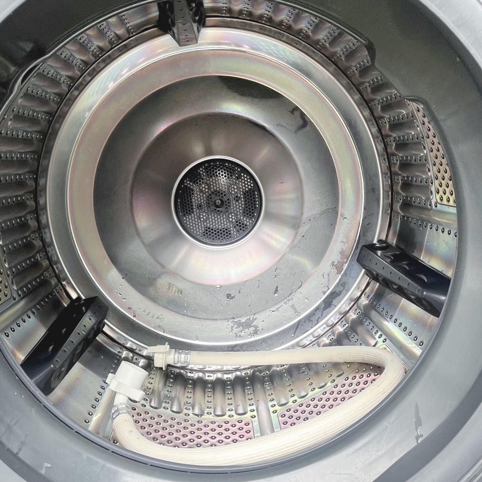 345取付無料！SHARP熱乾燥搭載 おしゃれミラーデザイン ドラム式洗濯機