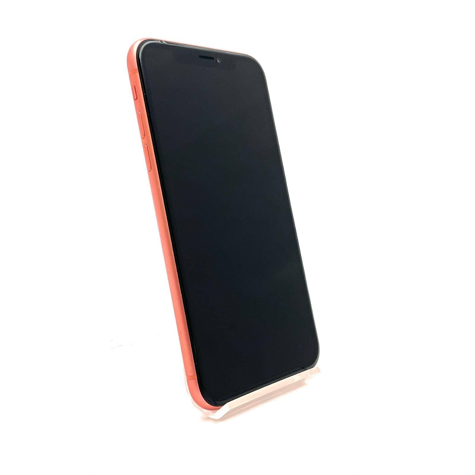 iPhone XR 128GB コーラル docomo SIMフリー 白ロム 動作確認済 94