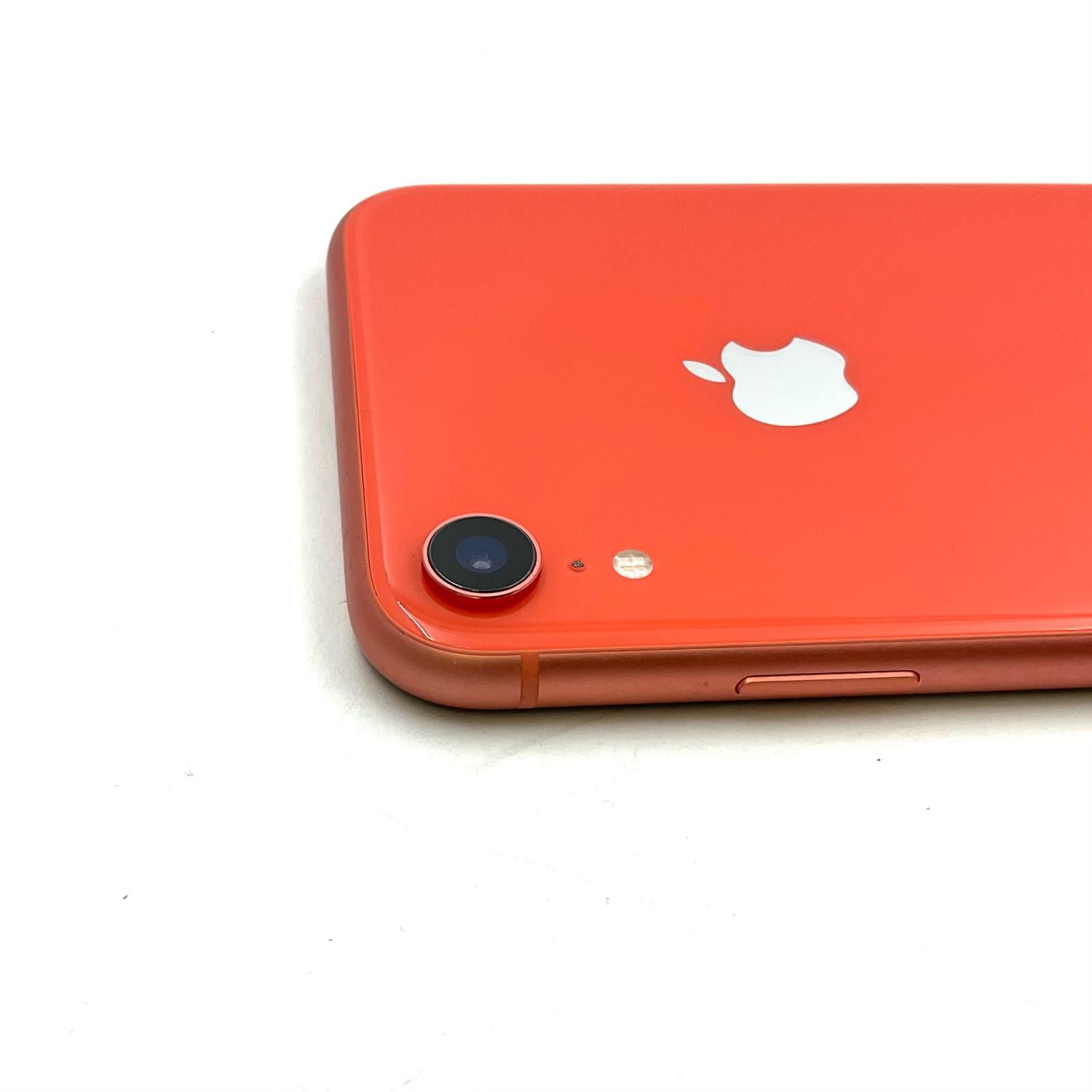 iPhone XR 128GB コーラル docomo SIMフリー 白ロム 動作確認済 94