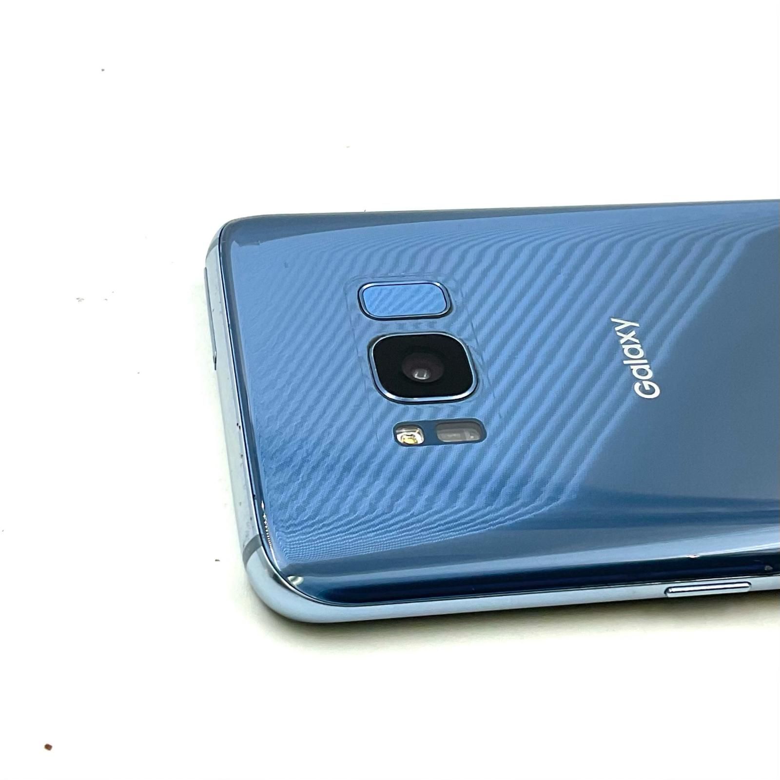 ※液晶割れ無し※　Galaxy S8　SCV36　au 全額返金保証】【最速発送】SAMSUNG Galaxy S8 64GB コーラル ブルー