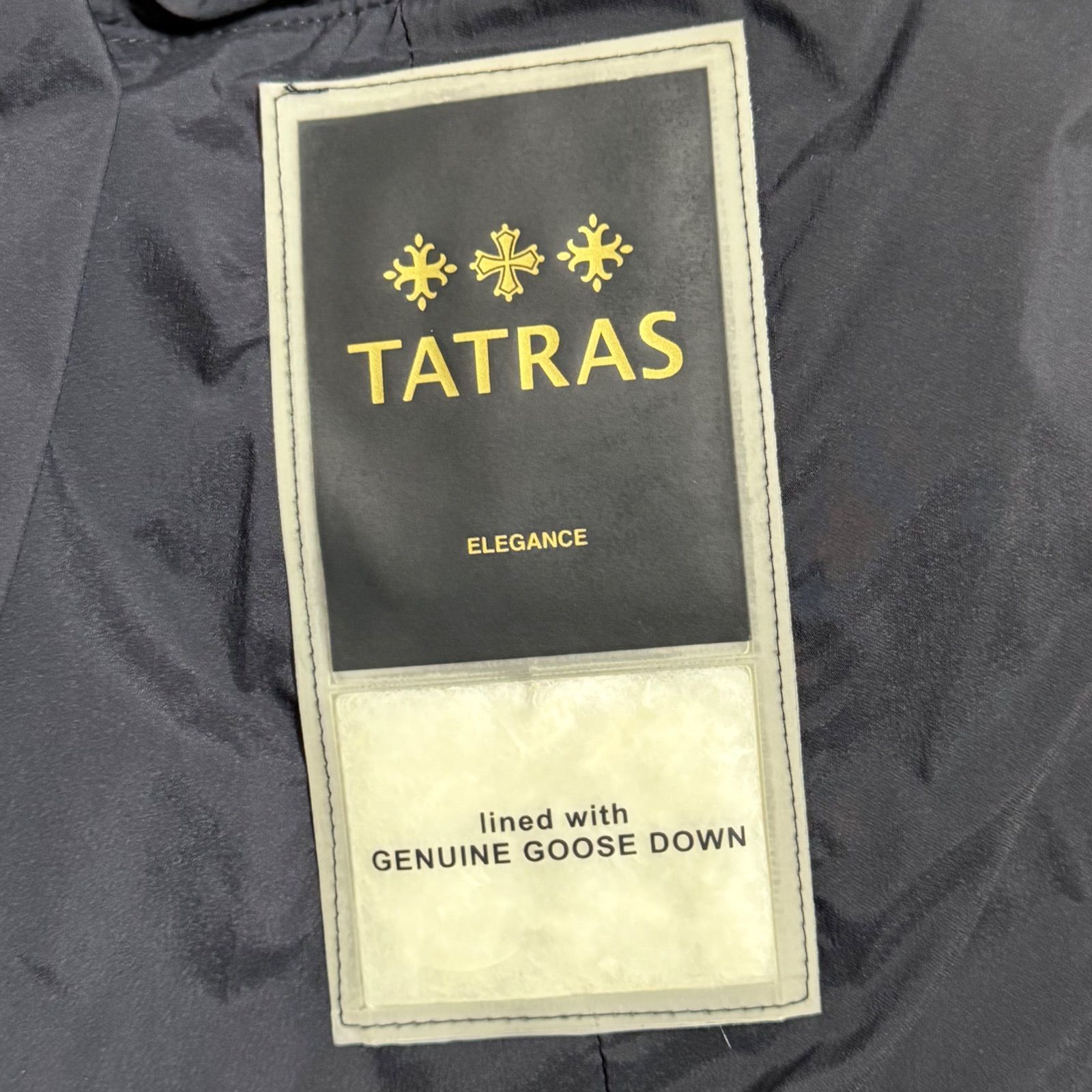 TATRAS VALLE ベルト付ダウンコート 1 ブラック タトラス ヴァレー