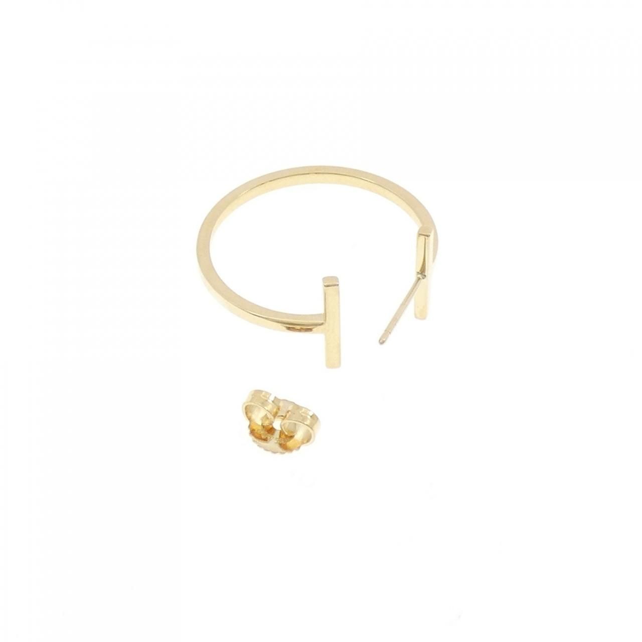 Tiffany & Co.　廃盤　Tワイヤー　ミディアムピアス　フープ　片耳 Tiffany & Co.廃盤Tワイヤーミディアムピアスフープ片耳