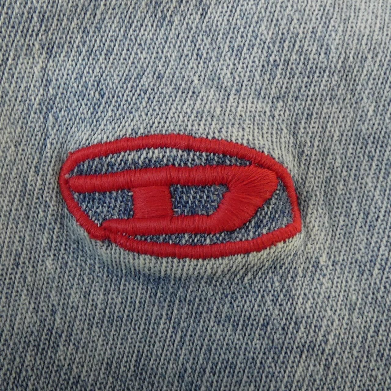 D-BUZYE-S ディーゼル DIESEL D-BUZEE-TRACK ジャケット TRACK Zip-up sweater in trompe l\u0027oeil Track Denim