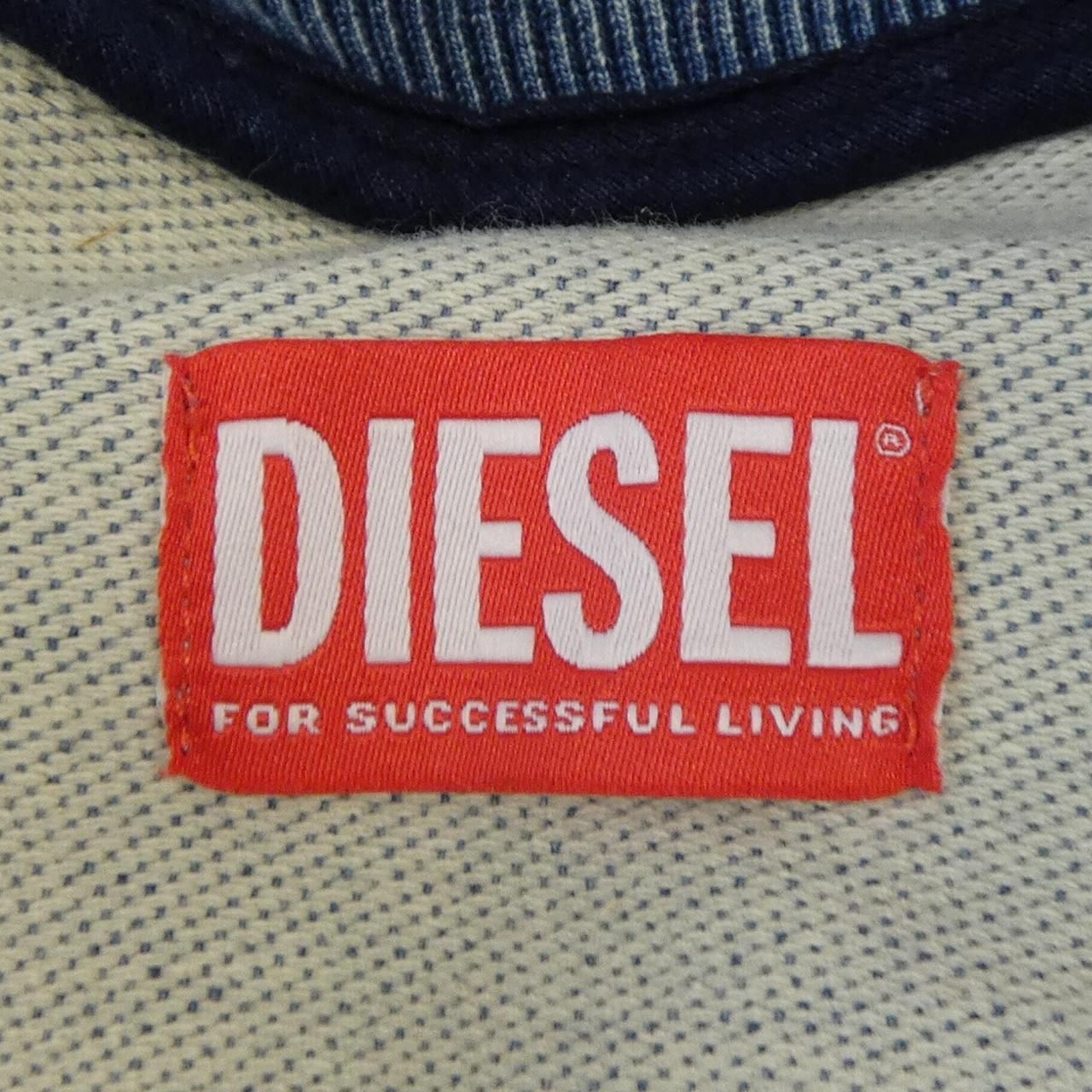 D-BUZYE-S ディーゼル DIESEL D-BUZEE-TRACK ジャケット TRACK Zip-up sweater in trompe l\u0027oeil Track Denim