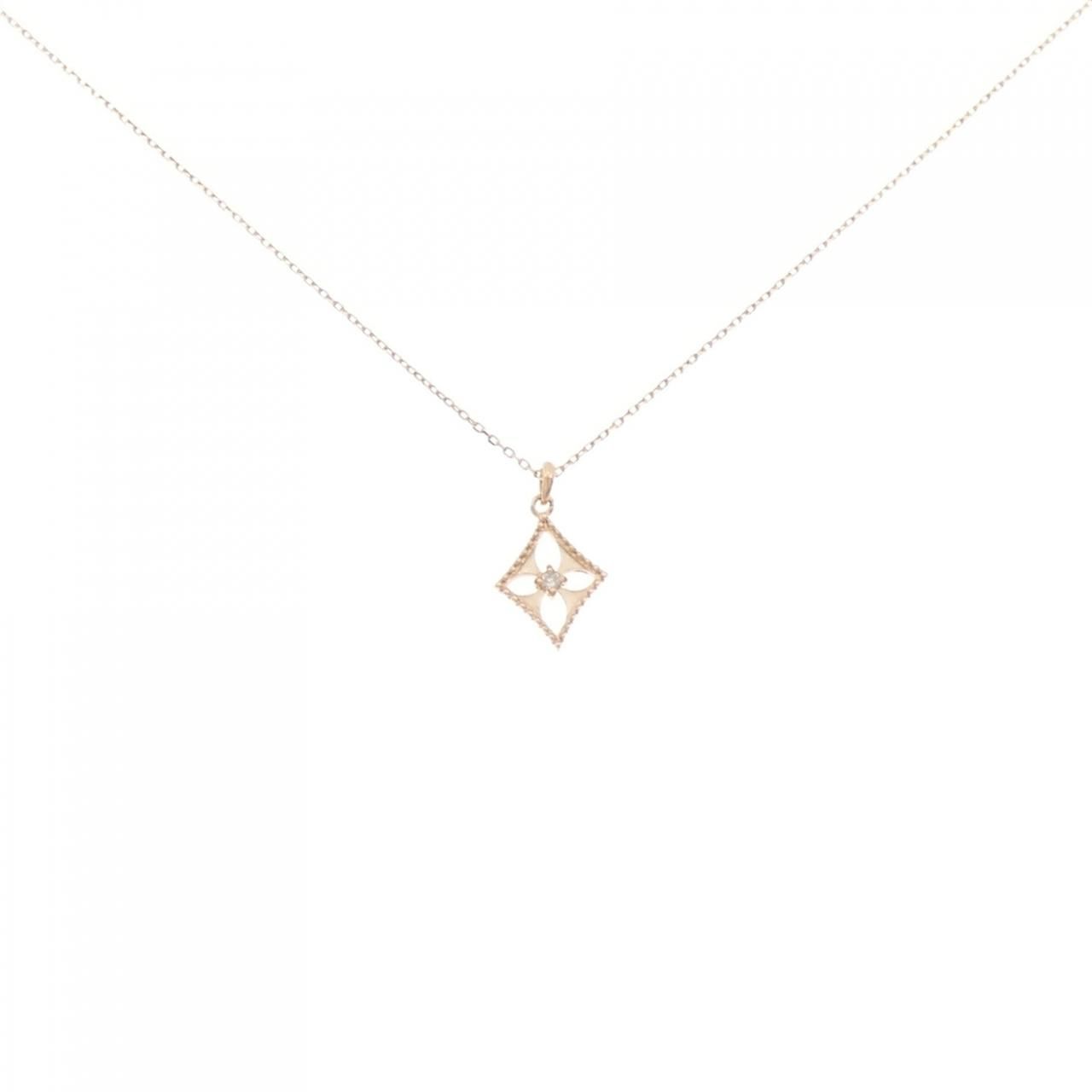 K10PG ダイヤモンド ネックレス - メルカリ