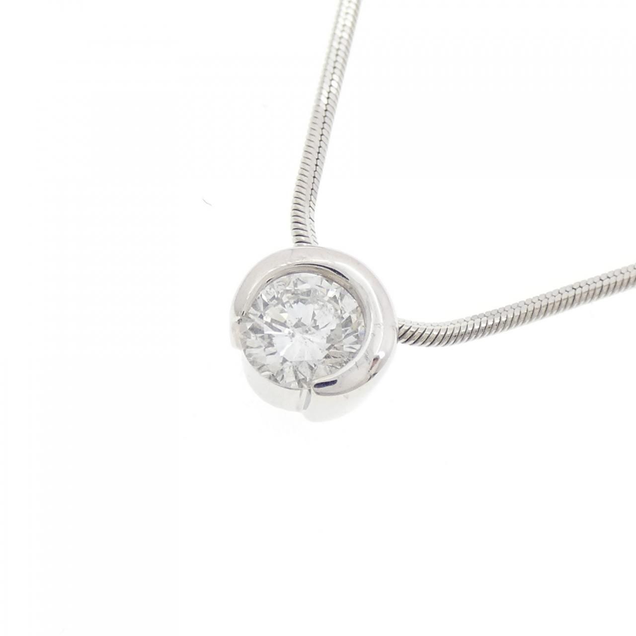 PT900/PT850 ダイヤモンド ネックレス 0.437CT - メルカリ