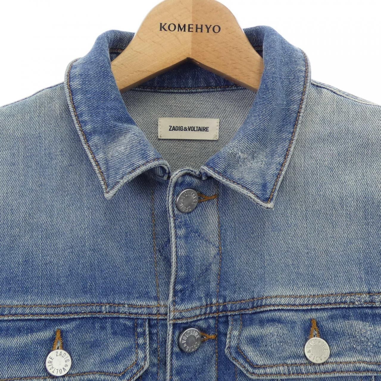 最終値下げ ザディグエヴォルテールのデニムジャケット ザディグエヴォルテール zadig&voltaire デニムジャケット - メルカリ