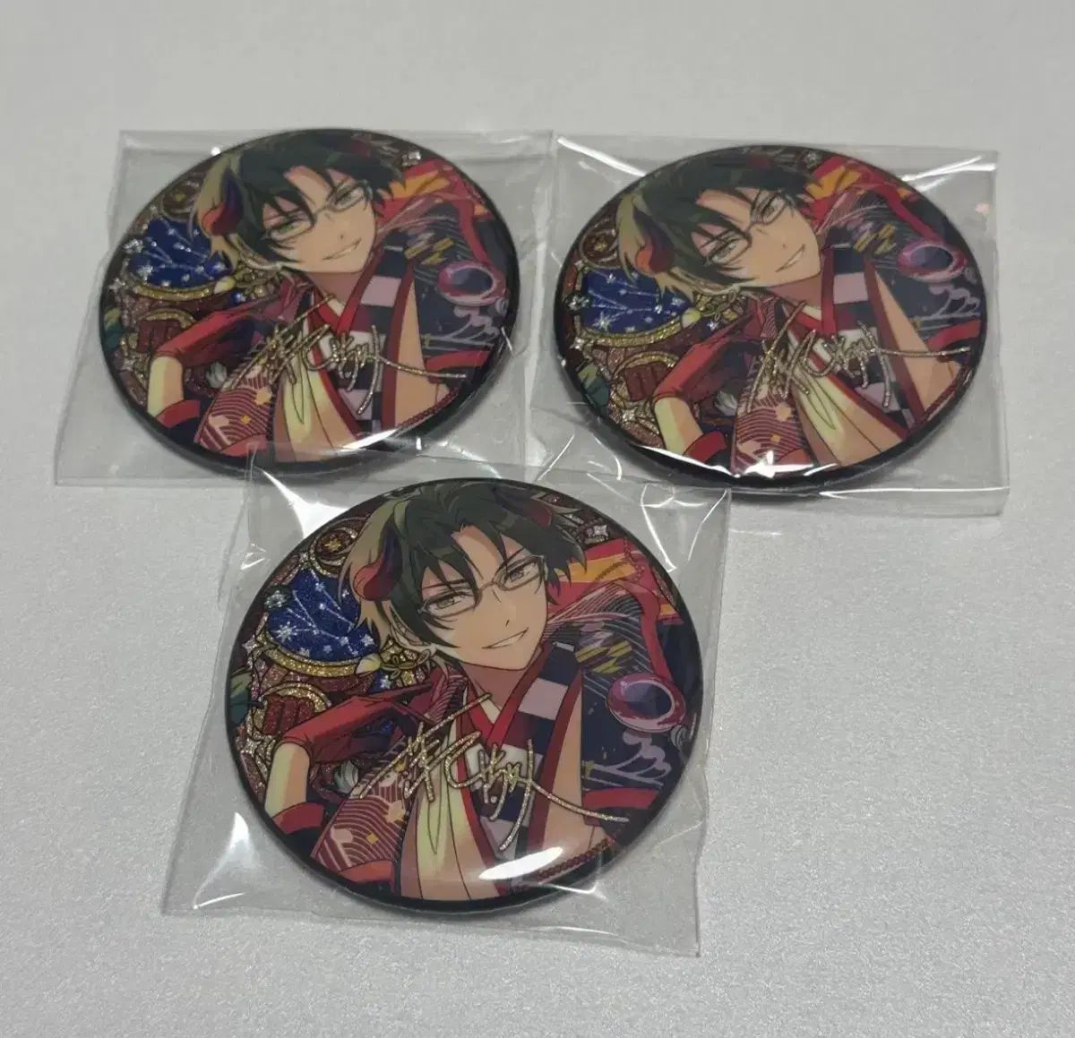 あんさんぶるスターズ！ 蓮巳 敬人 花窓 缶バッジ 星の所向 未開封 未