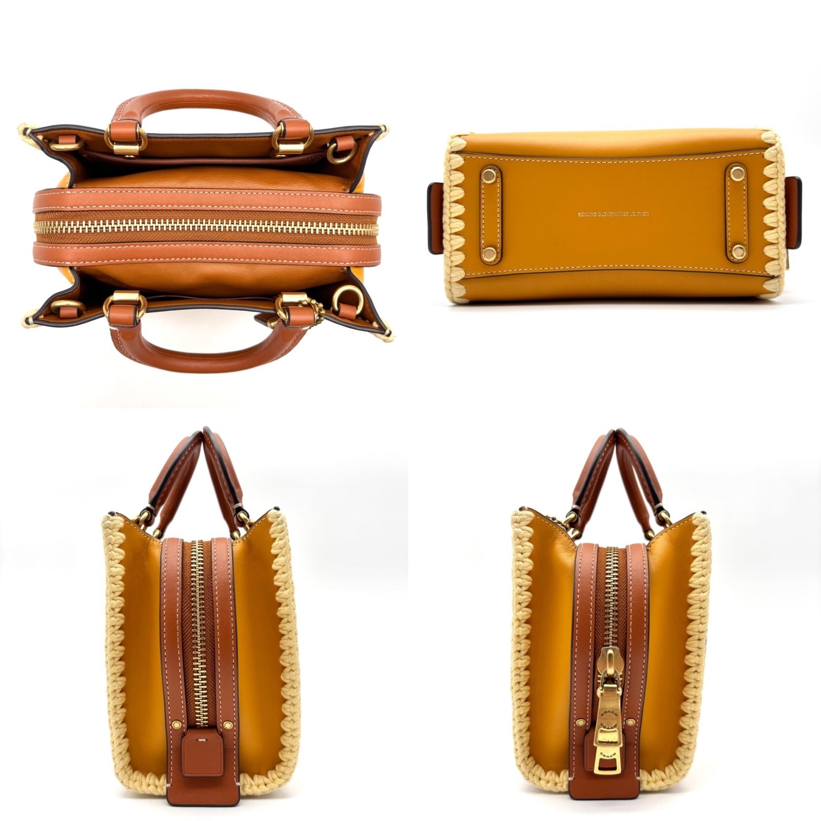 【極美品】コーチ ローグ30 グラブタンレザー パッチワーク 2way COACH（コーチ）の「ローグ 25・リジェネラティブ レザー（ショルダー