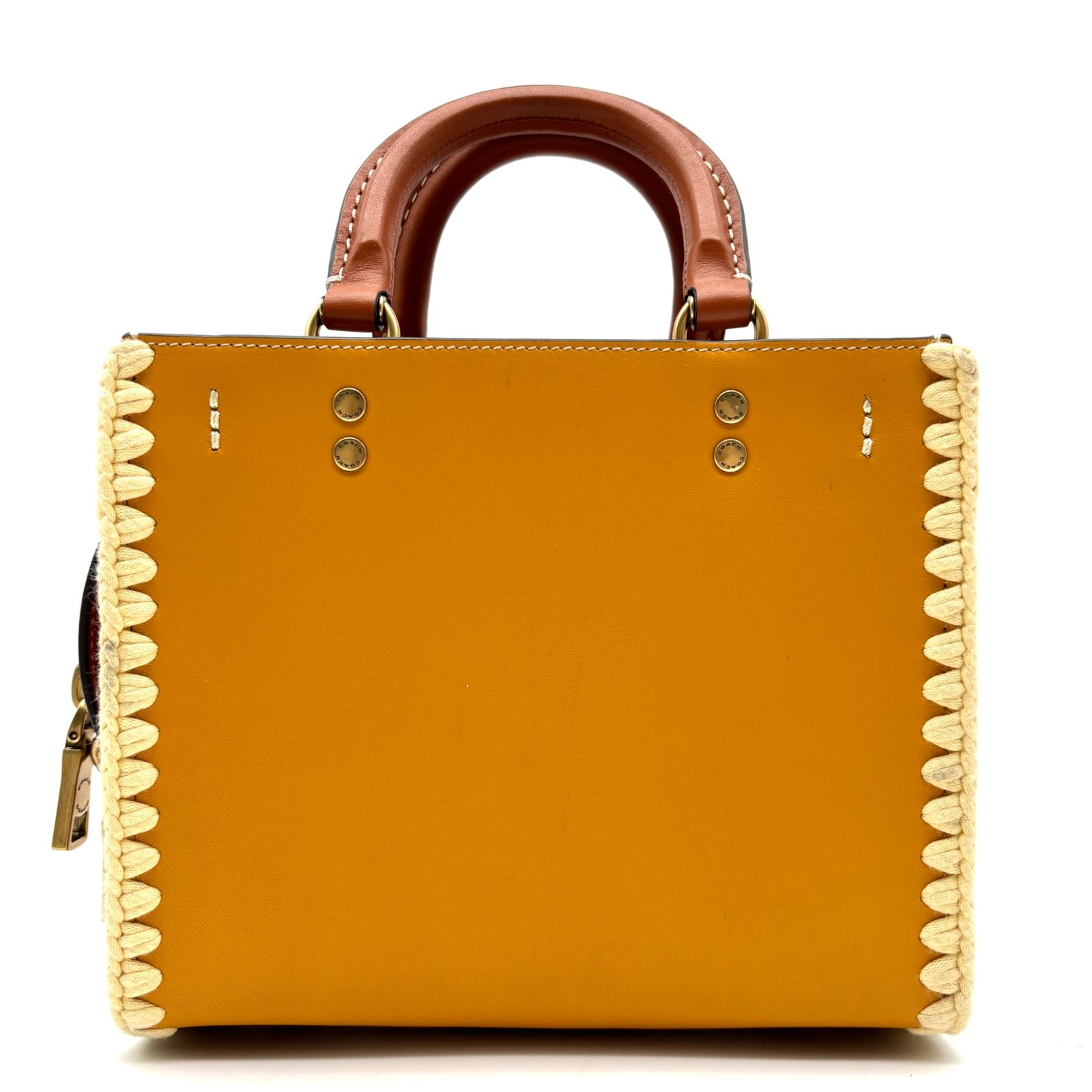 極美品 COACH コーチ ローグ20 クロシェ ハンドバッグ ショルダー