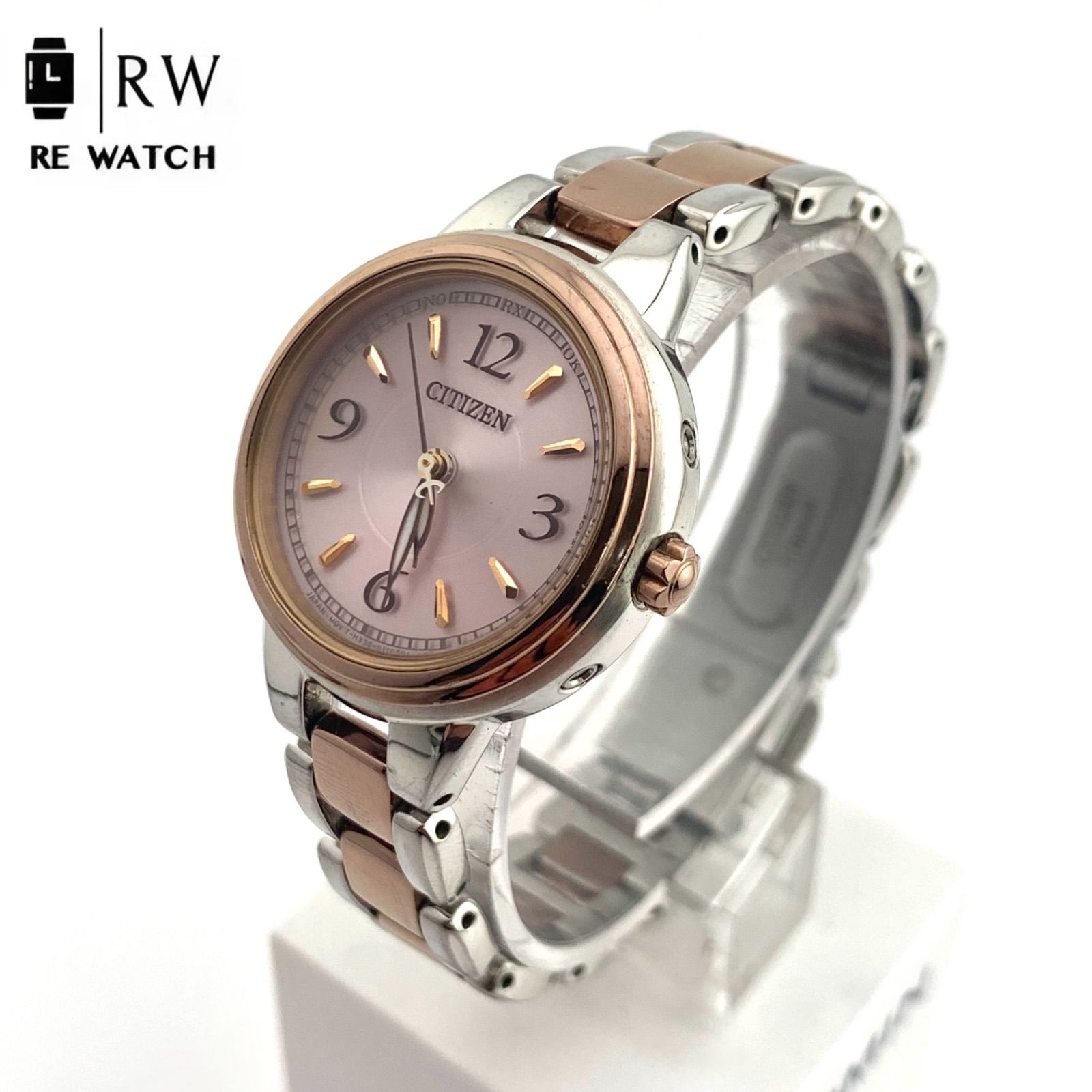 中古】CITIZEN H336 アナログクォーツ 腕時計 シルバー/ピンク - メルカリ