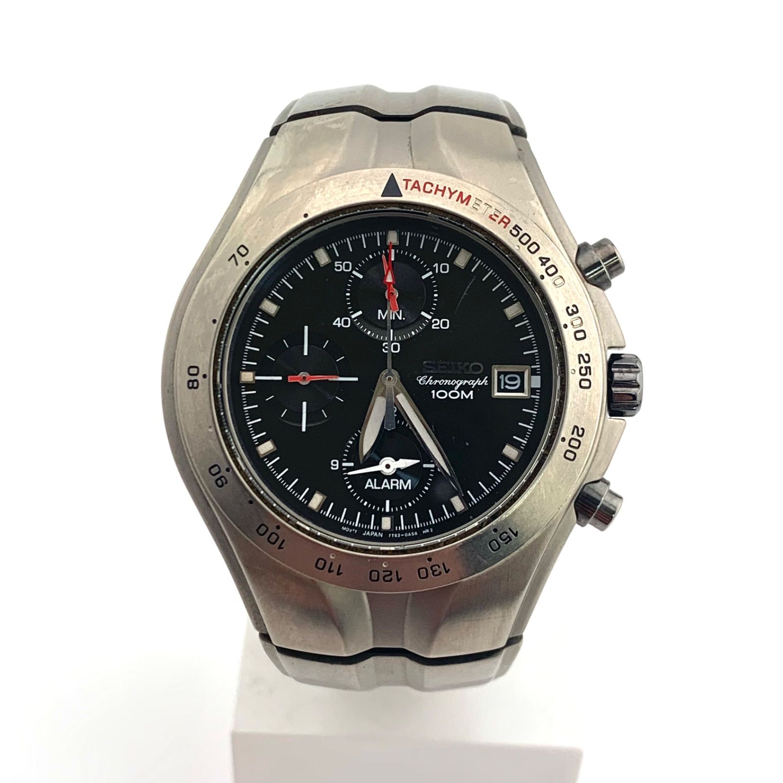 ジャンク】SEIKO 7T62-0AS0 クロノグラフ 100M防水 アラー - メルカリ