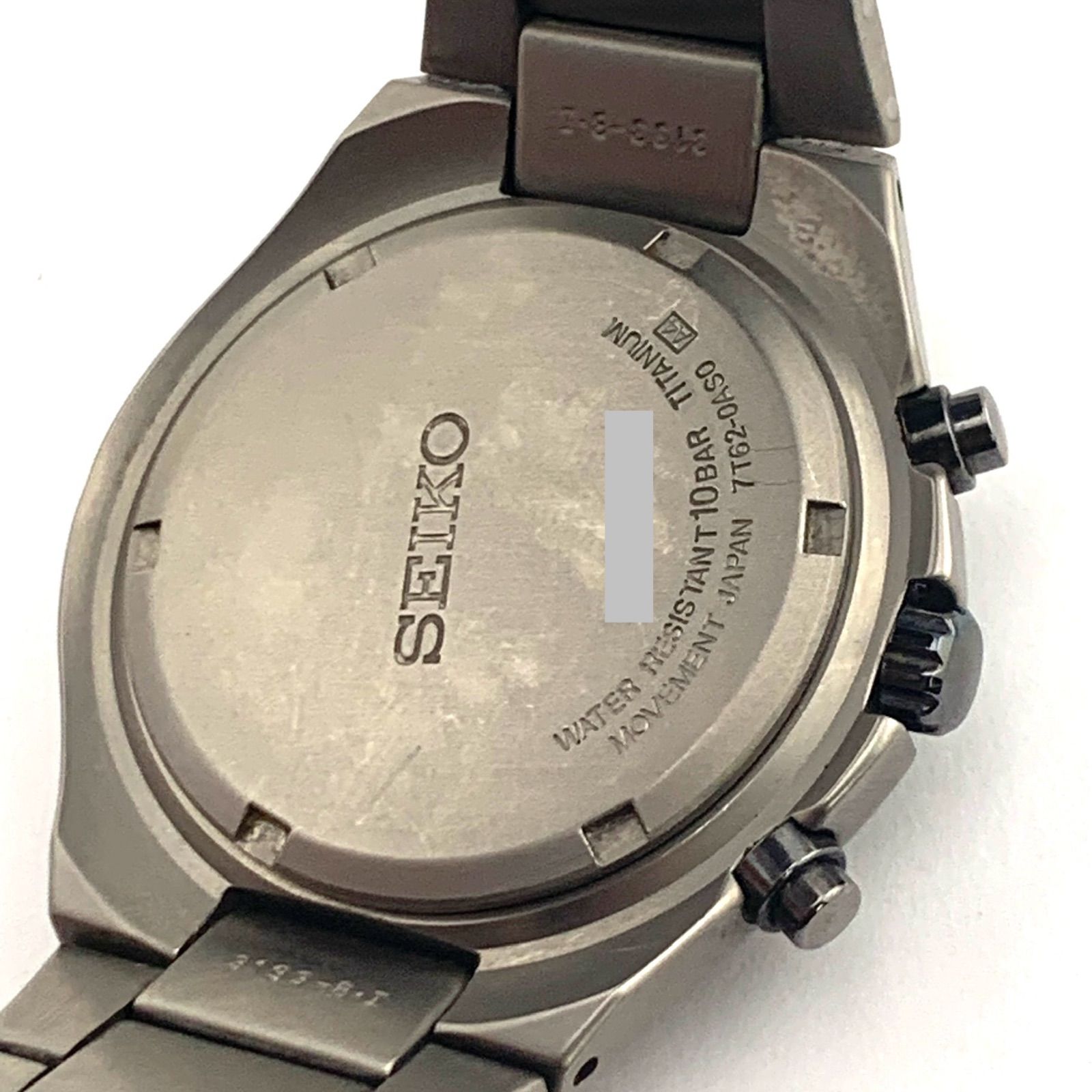 ジャンク】SEIKO 7T62-0AS0 クロノグラフ 100M防水 アラー - メルカリ