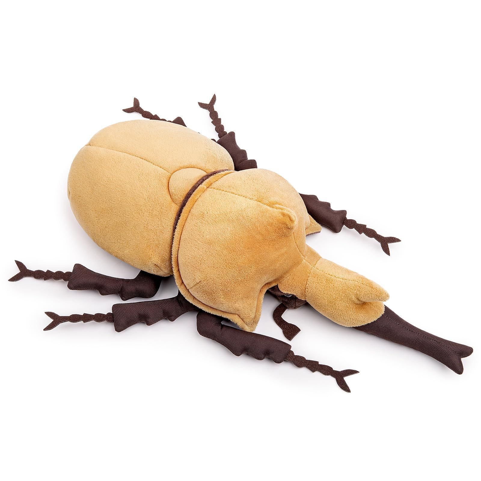 【在庫処分】模擬羊毛の象のぬいぐるみ、リアルなカブトムシのぬいぐるみ、柔らかいぬいぐるみ、女の子のおもちゃ、子供へのギフト、長さ lilizzhoumax 25 cm