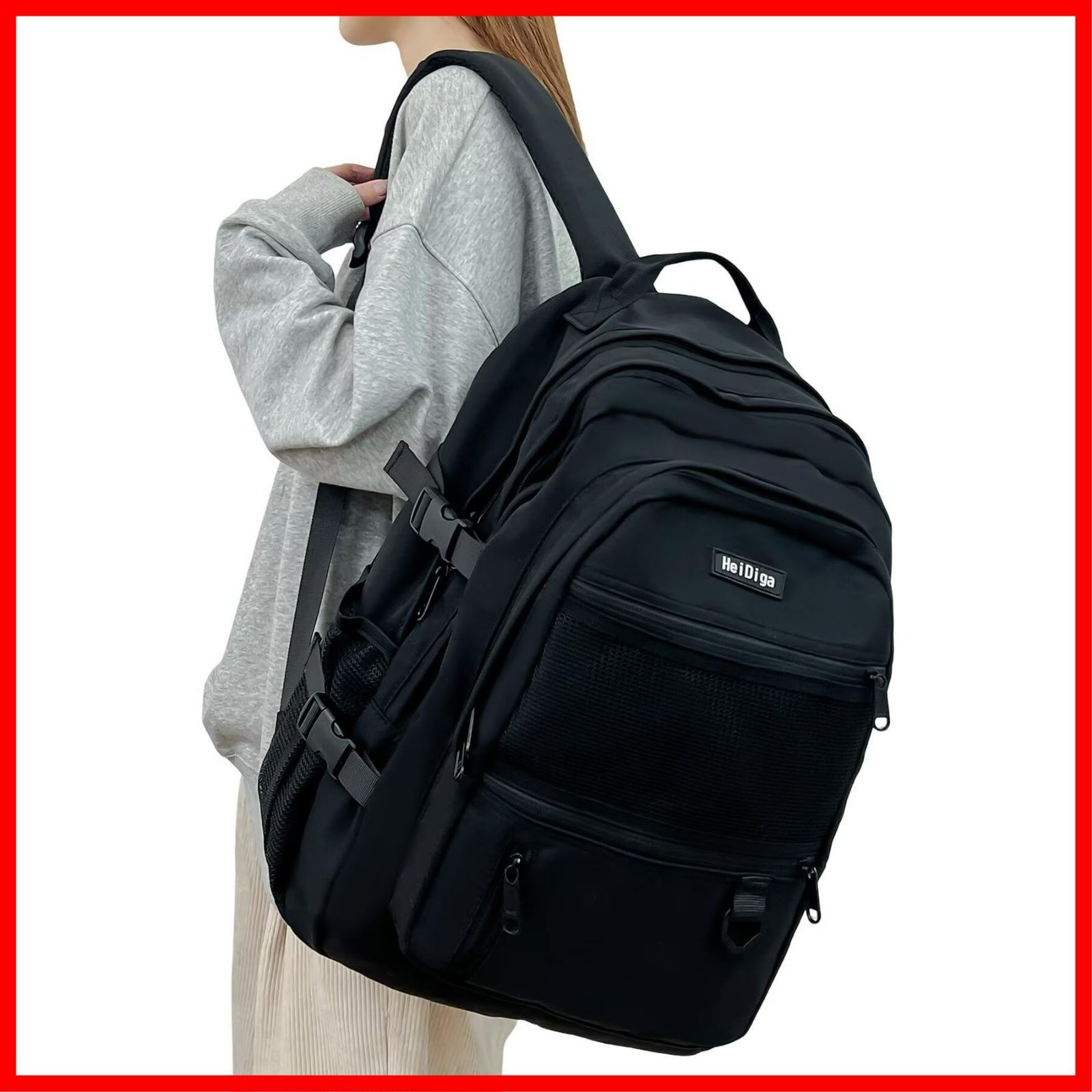 文房具・事務用品 韓国 高校生 人気 女子 15.6インチ リュックサック 