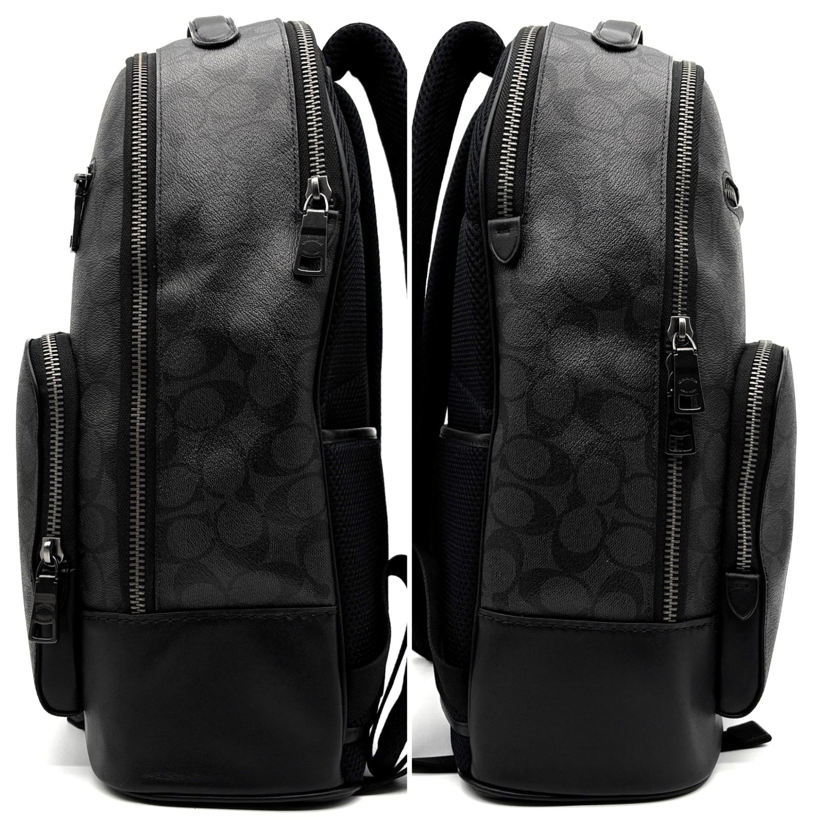 未使用に近い コーチ イーサン バッグパック シグネチャー ロゴ ベージュ 未使用級・現行品 COACH コーチ イーサン リュック バックパック