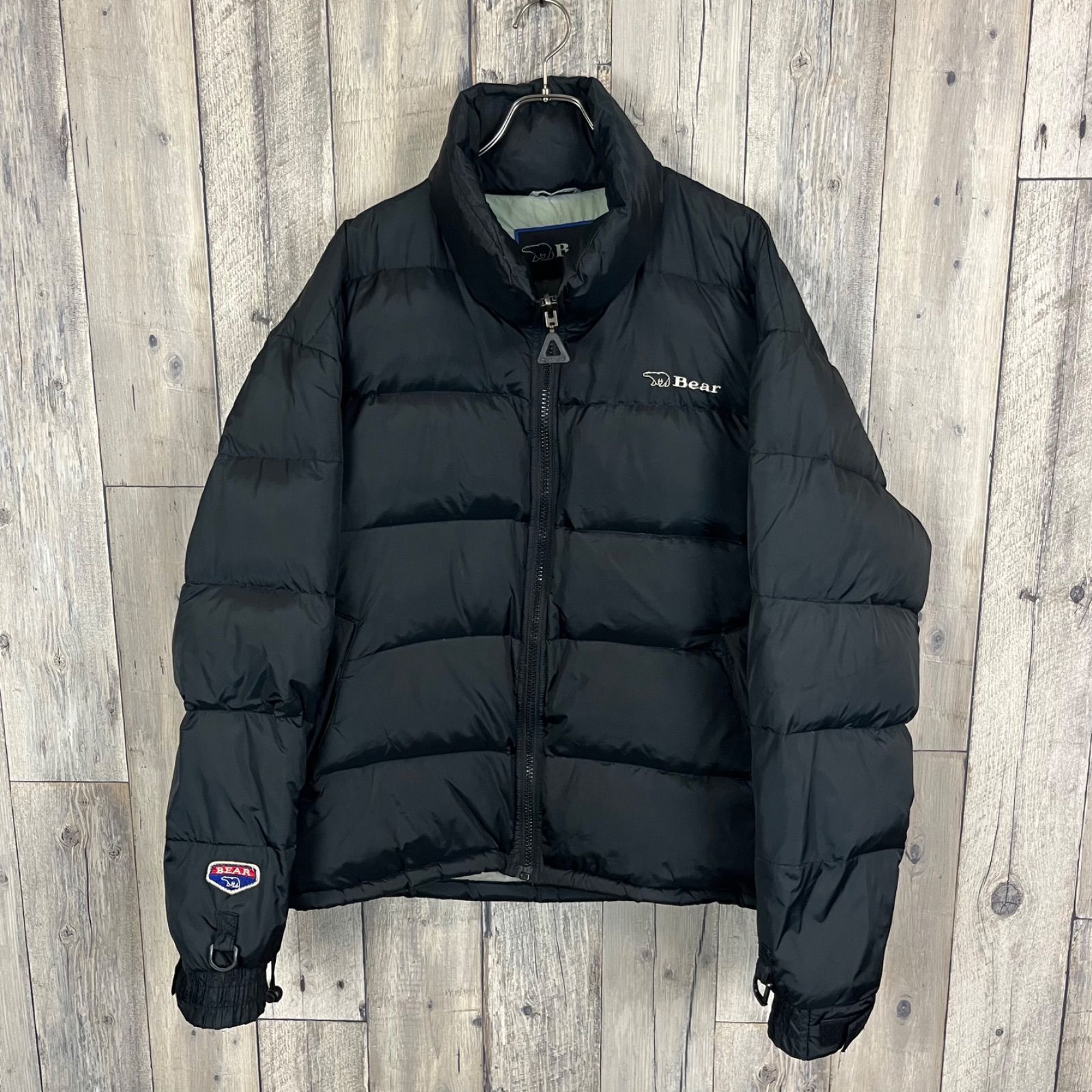 OLD Bear 90s ベアー ブラック × グレー 肉厚 パンパン リバーシブル 