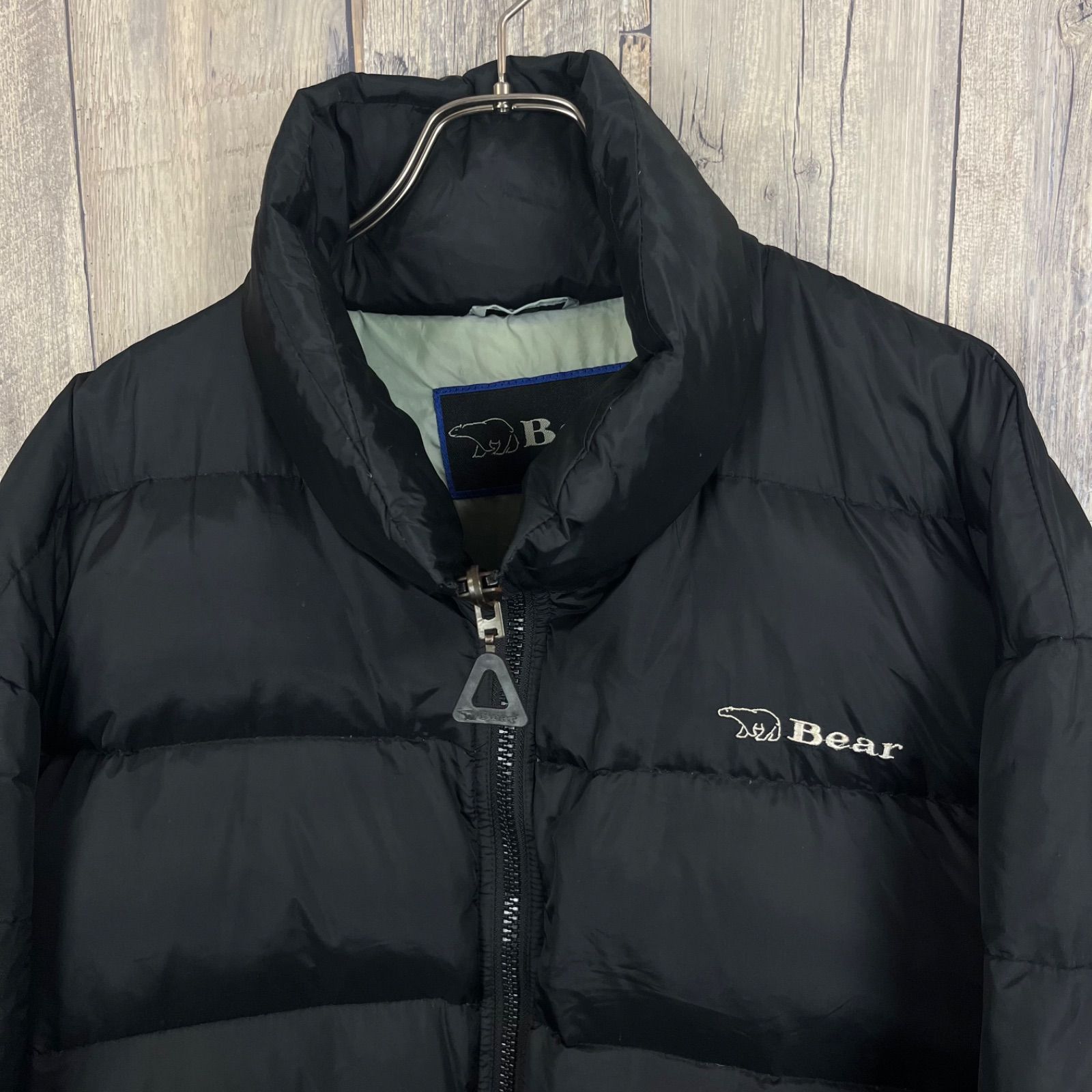OLD Bear 90s ベアー ブラック × グレー 肉厚 パンパン リバーシブル 