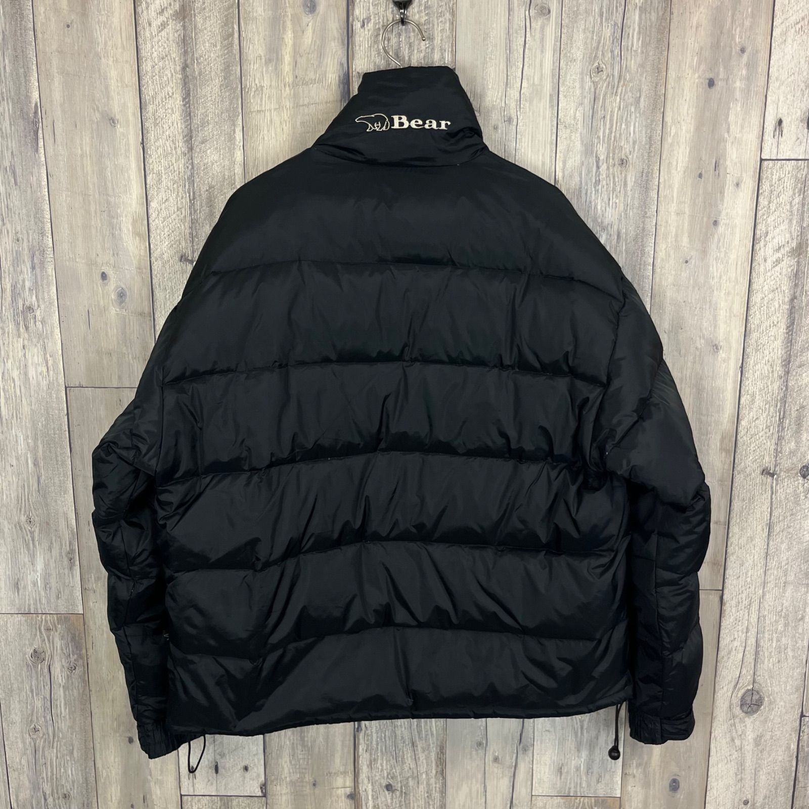OLD Bear 90s ベアー ブラック × グレー 肉厚 パンパン リバーシブル 