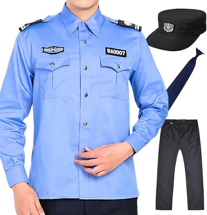 COZENTA 警官 コスプレ 男 ポリス 警察官 警備員 保安官 メンズ