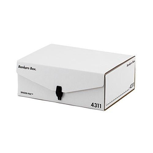 フェローズ バインダーパック 4311 A4サイズ 白/黒 3個1セット 収納ボックス 1006501