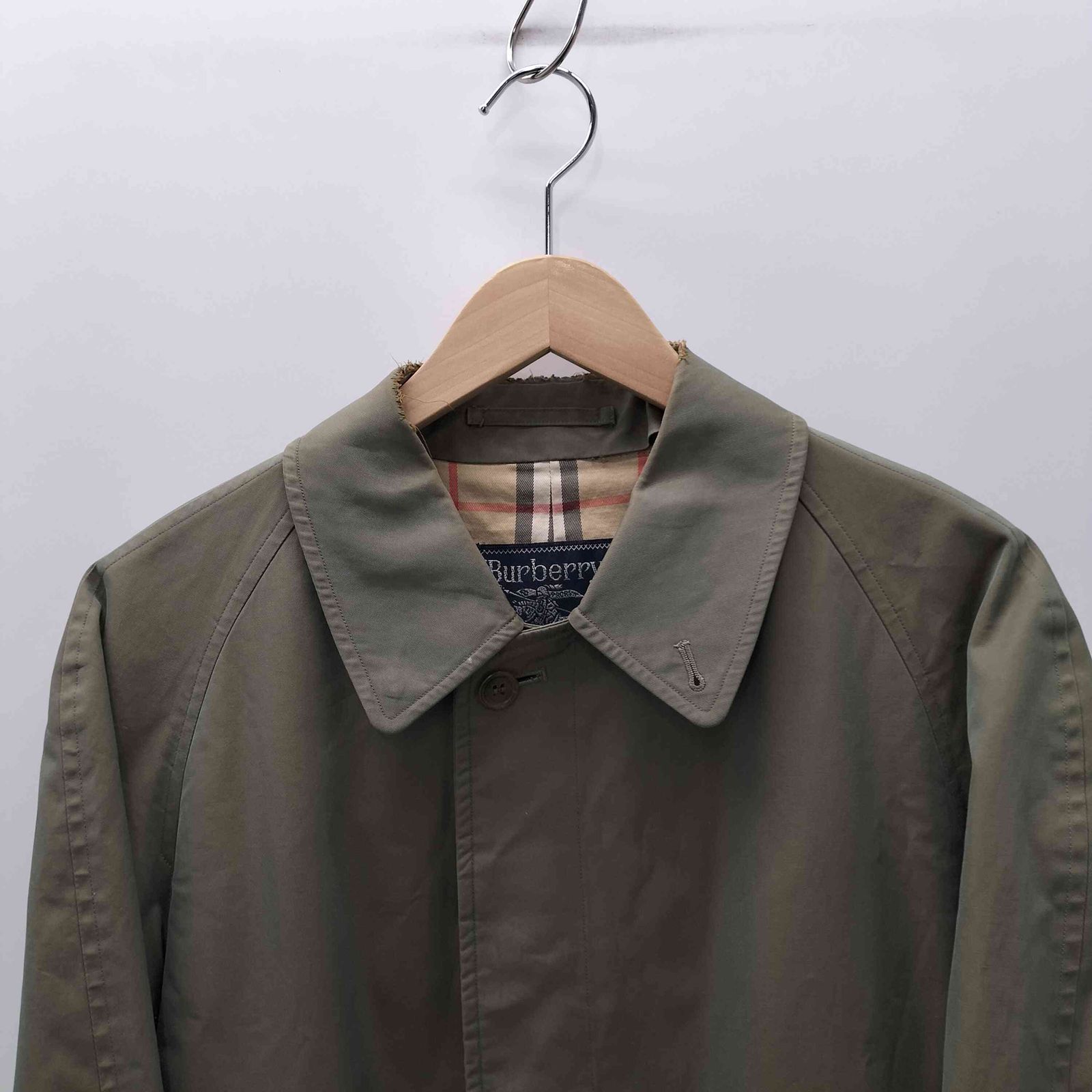 バーバリーズ BURBERRYS 90S 裏地ノバチェック バルマカーン ステン