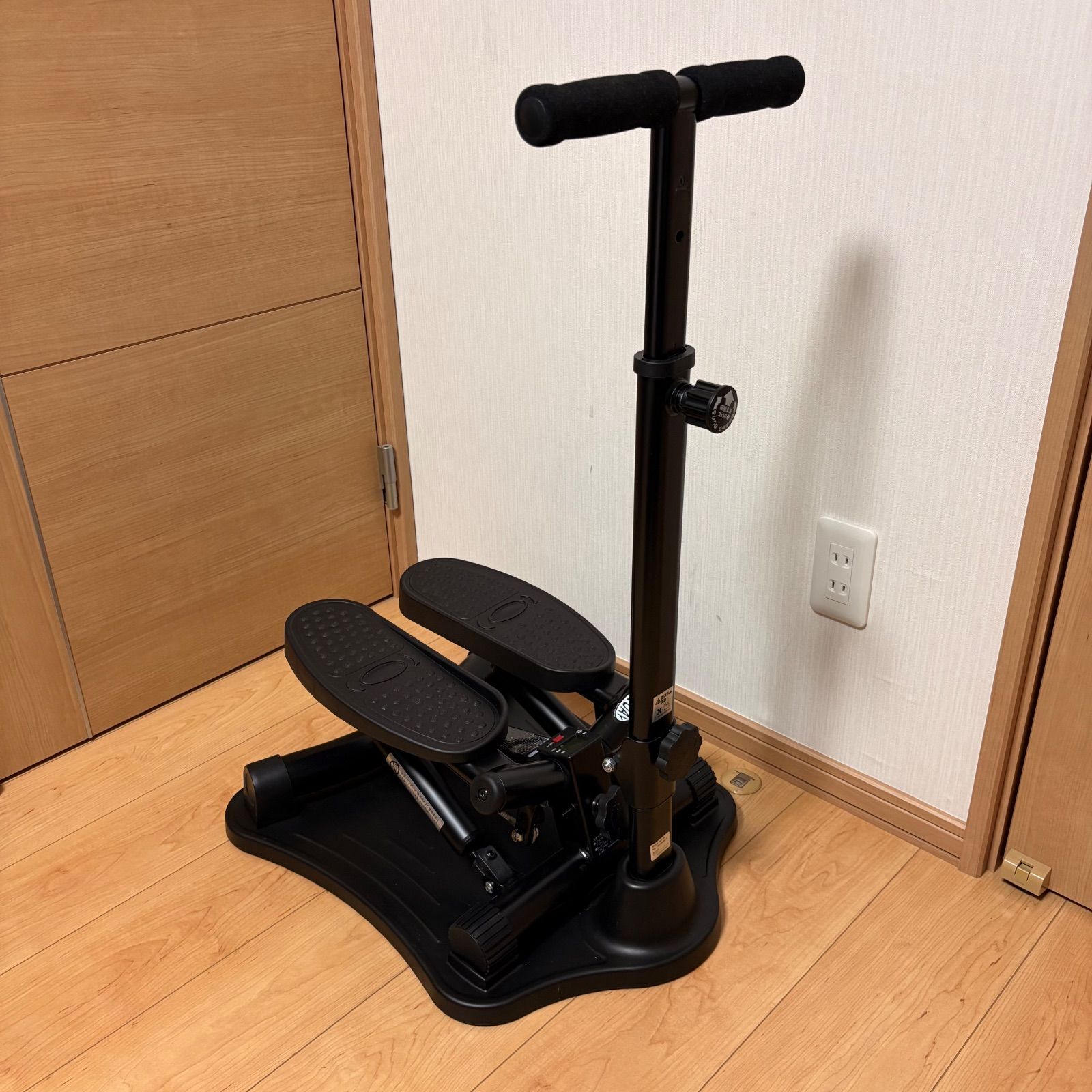 NICE DAY ナイスデイ ステッパー ハンドル付き　ブラック 黒 Amazon | ショップジャパン 【公式】 健康ステッパー ナイスデイ 専用