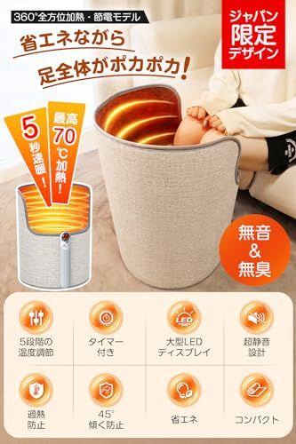 パネルヒーター 足元ヒーター デスク下 AI知能温度管理×電気代カット 遠赤外線ヒーター 5段階温度調節 自動切りタイマー 過熱保護 転倒OFF 省エネ 収納バンド付き 足元 あったかグッズ パネル デスク 遠赤外線 机下 オ 865 da 6 ee