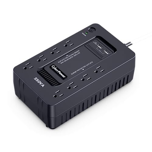 迅速に発送 CyberPower UPS 無停電電源装置 常時商用給電 矩形波 550 VA|330 W bcde 642 d