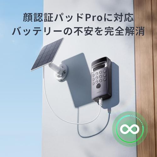  迅速に発送 SwitchBot ソーラーパネル ドアホン対応 顔認証パッドPro対応 取付簡単 - スイッチボット USB-C タイプC式 IP 55防水防塵 多角度調整 節電 省エネルギー 急速充電 スマートホーム acdcd 06 f その他 キッチン 食器