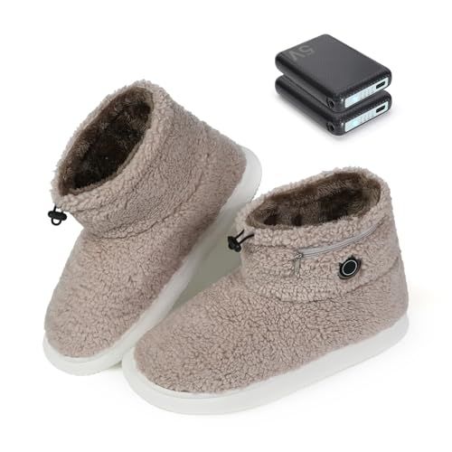 Codify 電気スリッパ フットウォーマー ル 6000 mAh大容量 8秒速暖 足温器 コードレス 両面発熱 足元ヒーター 日本製ヒーター PSE認証済 3段階温度調節 8時間使用 1 5 m延長コード付き NTC過熱 7 b 8 fa e