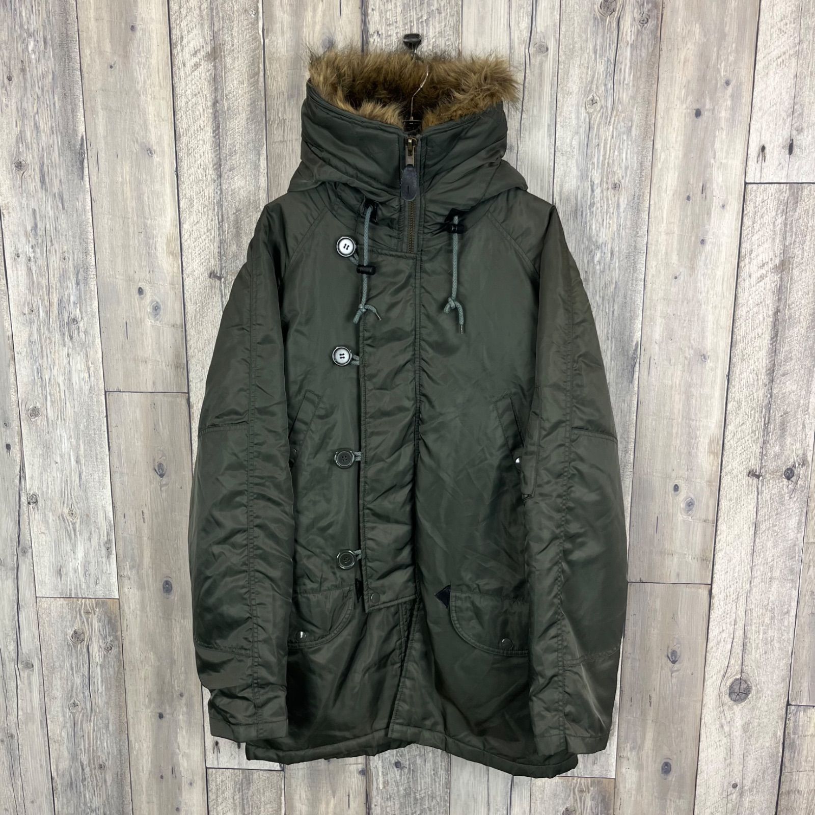 DHP2 ディーエイチピーツー カーキ N-3B COLD WEATHER ファー 付き 