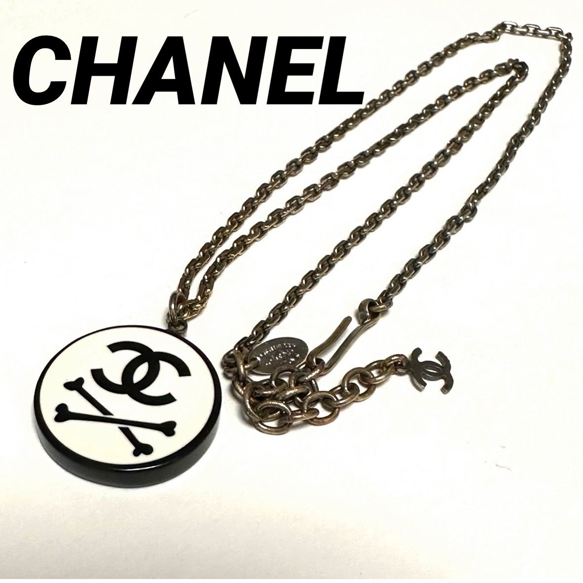 シャネル CHANEL ネックレス ココマーク ロゴ ドクロ 骨 ボーン シャネル CHANEL ネックレス ココマーク ロゴ ドクロ 骨 ボーン