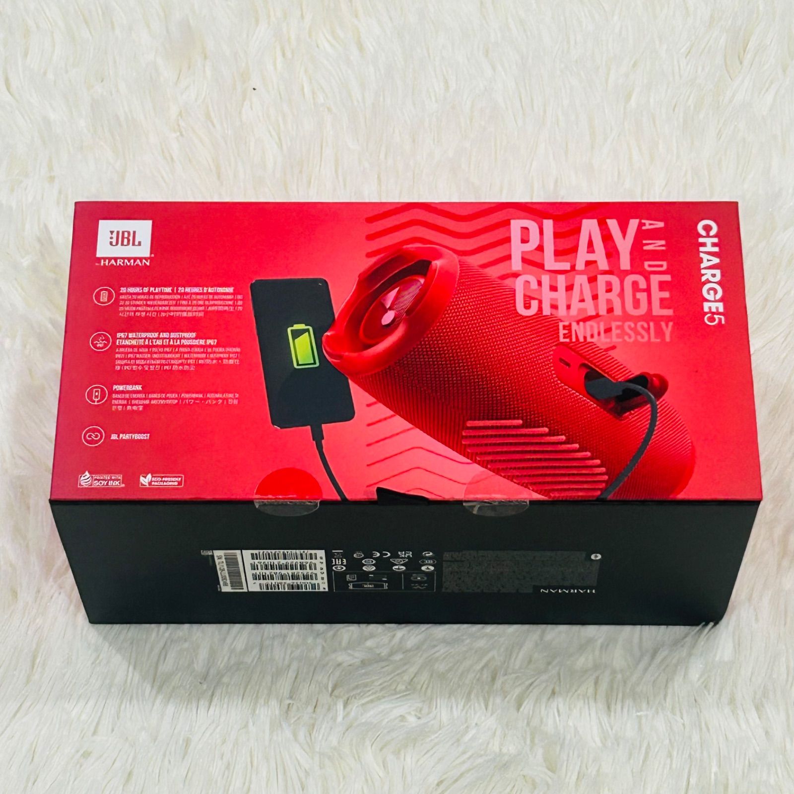 新品未開封】JBL CHARGE5 スピーカー レッド JBLCHARGE5RED - メルカリ