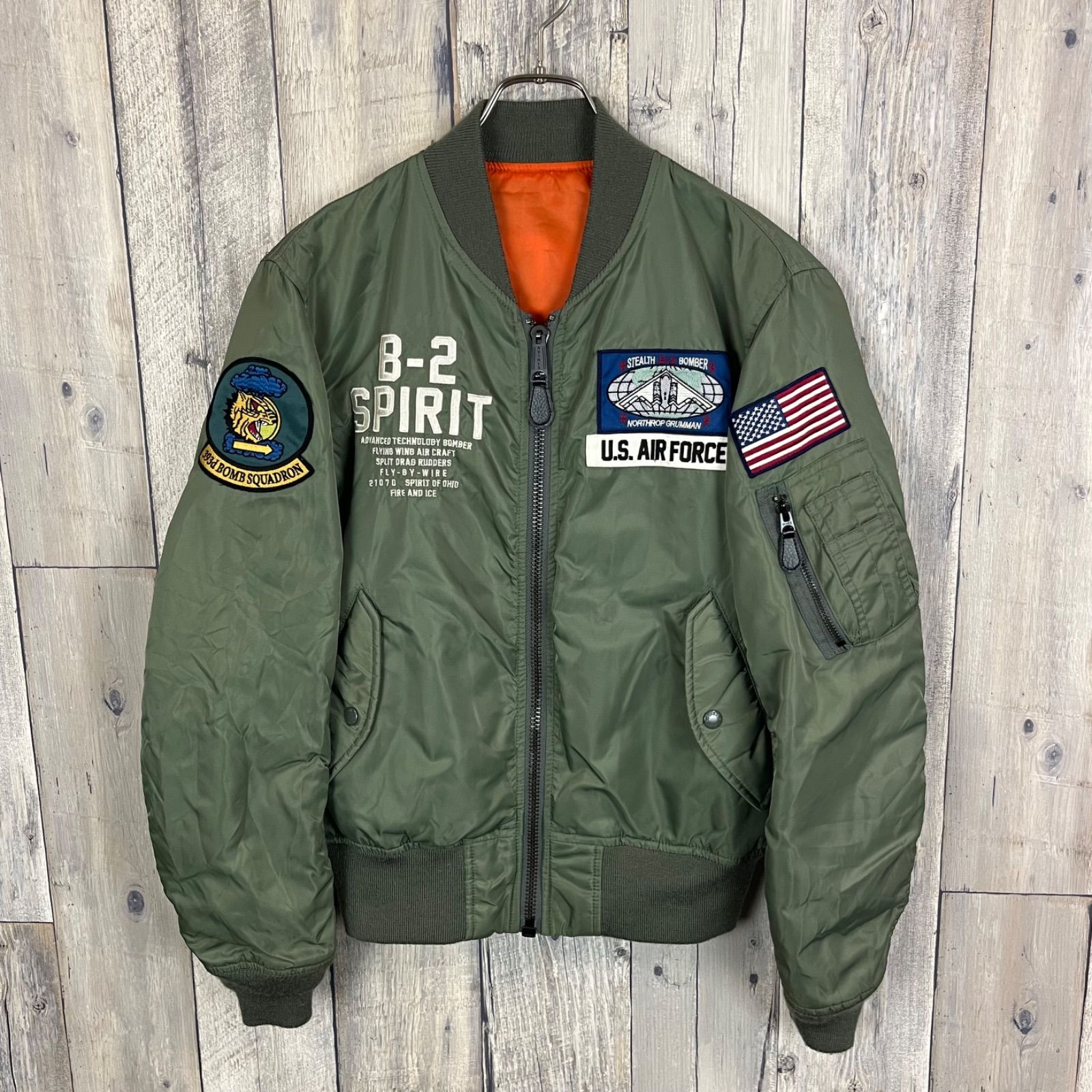 AVIREX LIGHT MA-1 B-2 SPIRIT アヴィレックス U.S. AIR FORCE HEAVY