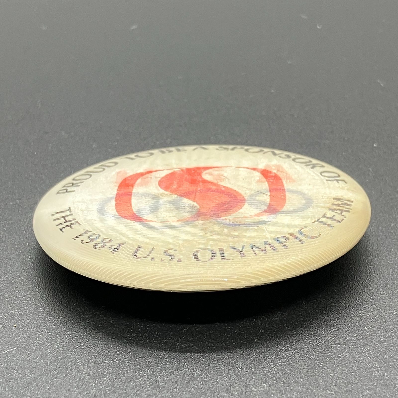 缶バッジ アメリカ 輸入 ビンテージ 『 1984年 USオリンピックチーム