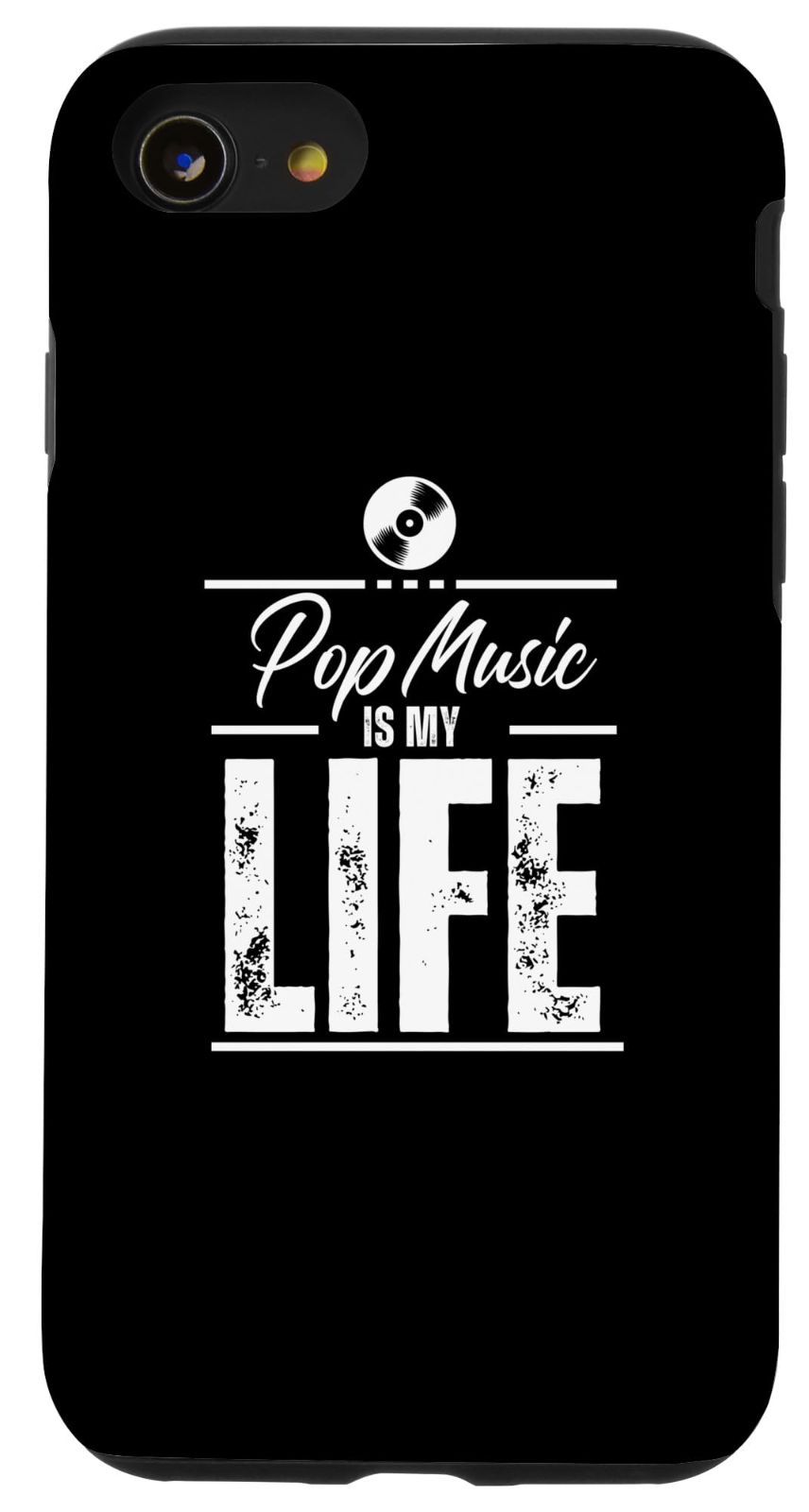 【人気商品】iPhone SE (2020) / 7 / 8 ポップミュージックは私の人生音楽好き スマホケース