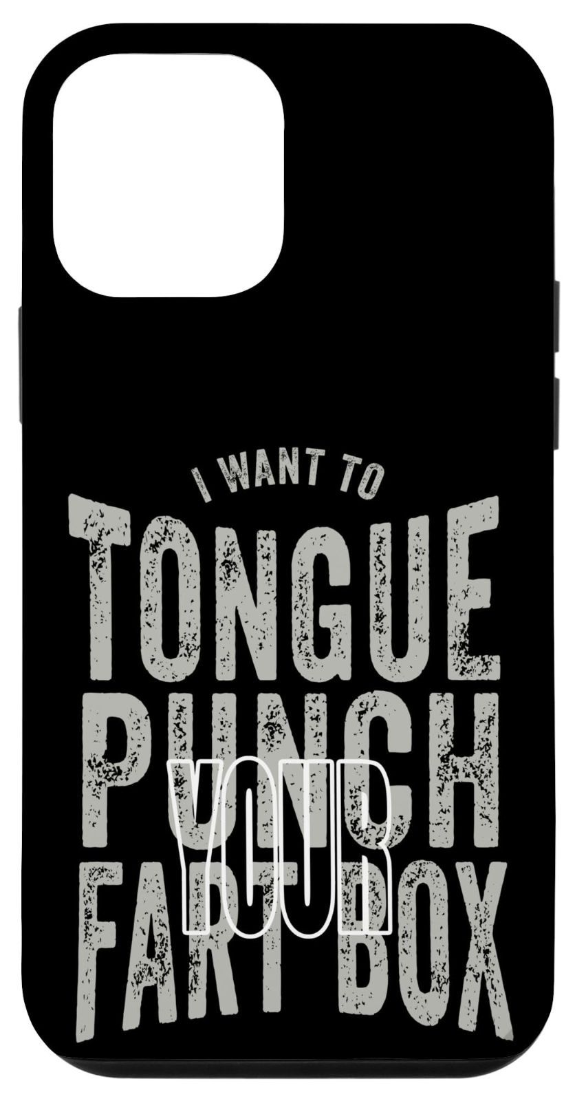 【新着商品】あなたのオナラ箱を舌で叩きたいです。ユーモアという言葉 mini 12 スマホケース iPhone