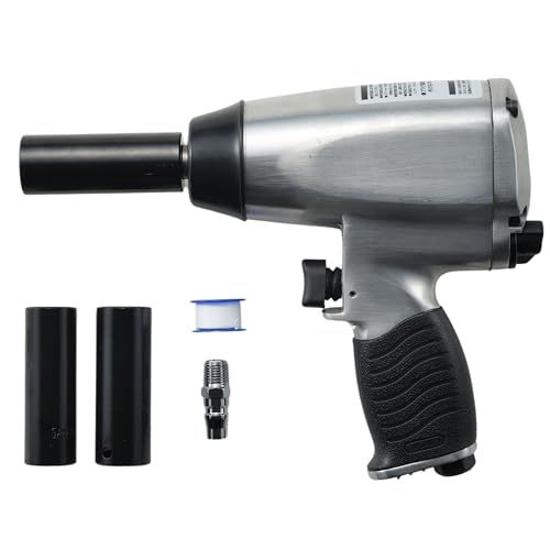 迅速に発送 ?儀 Takagi EARTH MAN エアーインパクトレンチセット 軽自動車から一般乗用車までのタイヤ交換 各種整備 3段階 トルク調整機能 インパクトソケット プラグ シールテープ 付属 シルバー ブラック 差込角 12 451601 f 1