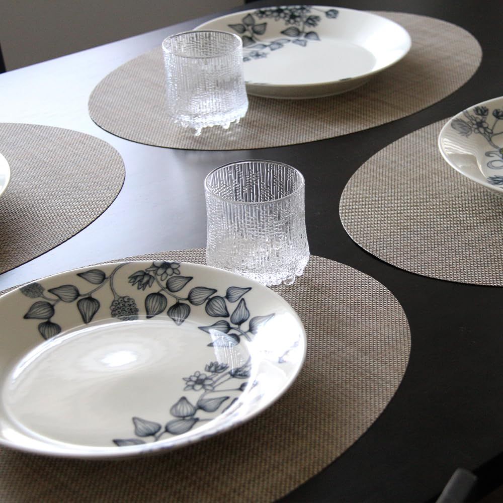  チルウィッチ ランチョンマット ミニバスケットウィーブ Mini Basketweave 楕円 オーバル セット リネン エプロン エプロン 三角巾