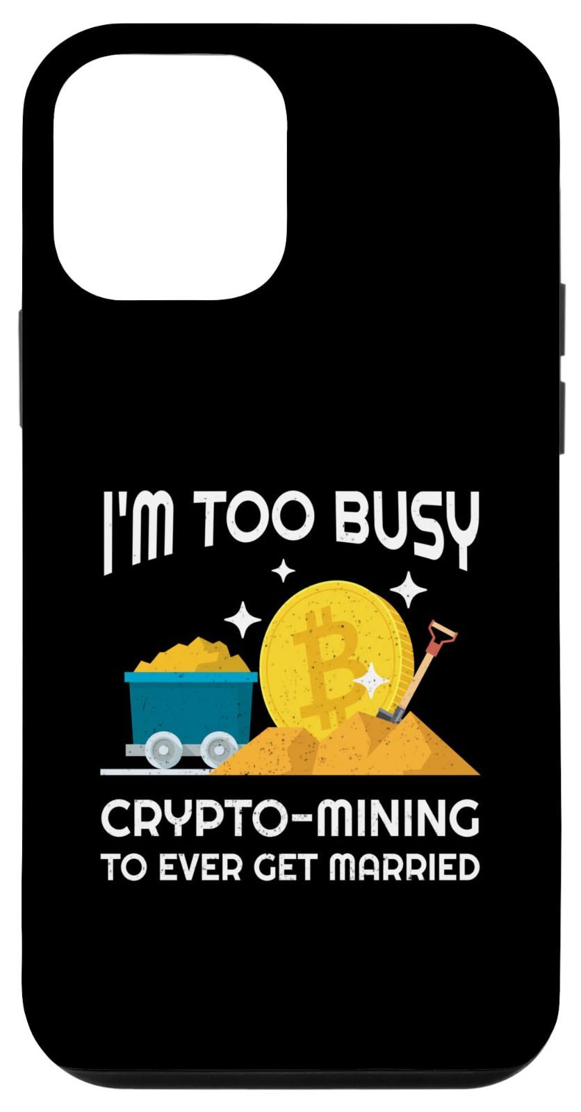 在庫処分】mini 12 面白いビットコイン暗号通貨ブロックチェーンマイニングユーモア iPhone スマホケース - メルカリ
