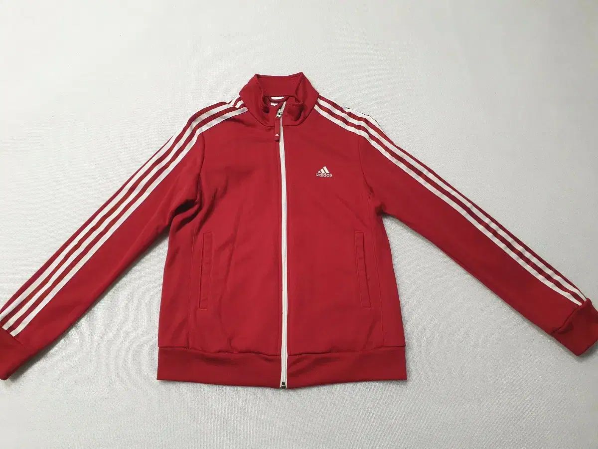 アディダス 3本線 トラックジャージ レッド レディース 90サイズ 95
