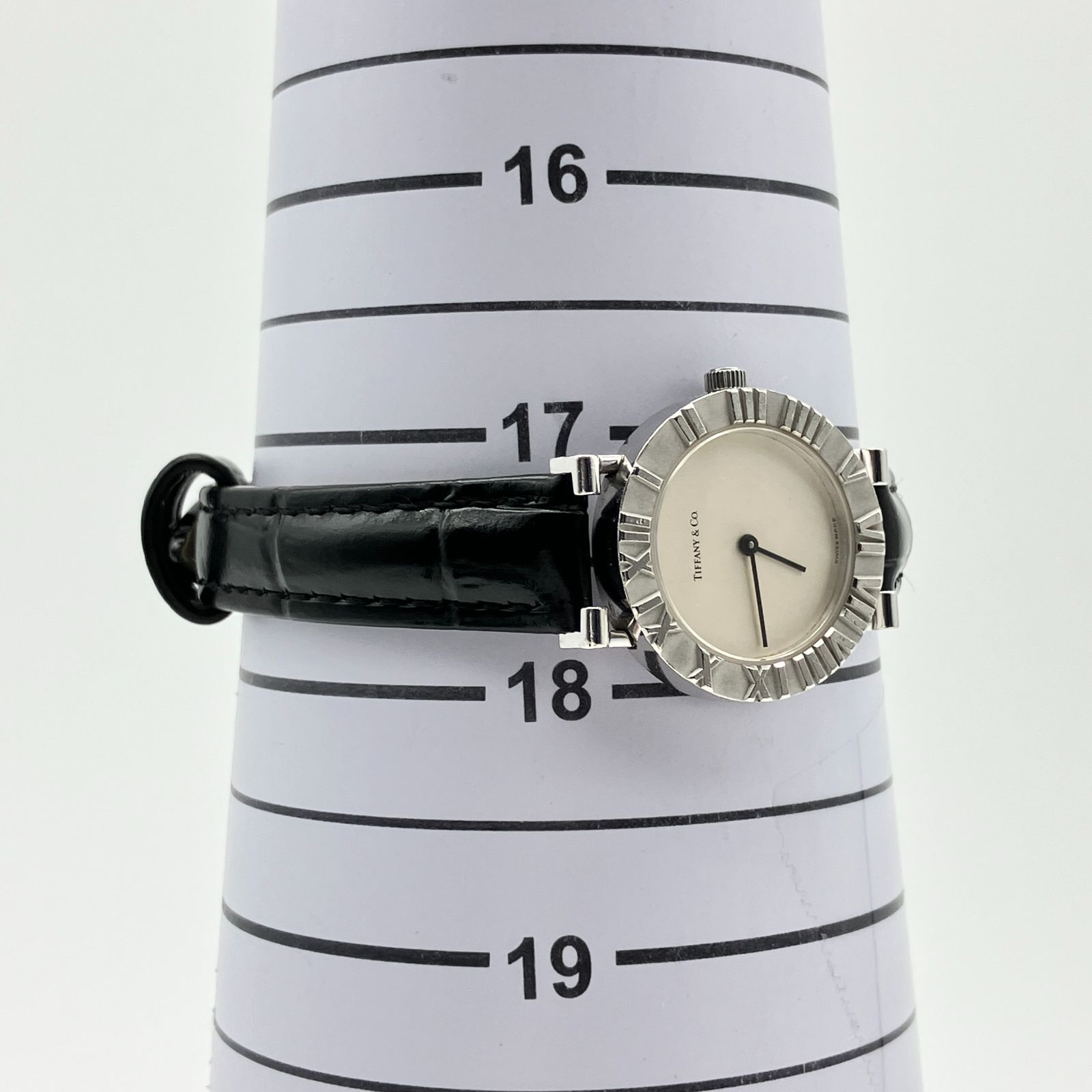 343 稼働　ティファニー　時計　L0640 アトラス　レディース　SV925 中古】ティファニー TIFFANY アトラス L0640 SV925 クォーツ 腕時計