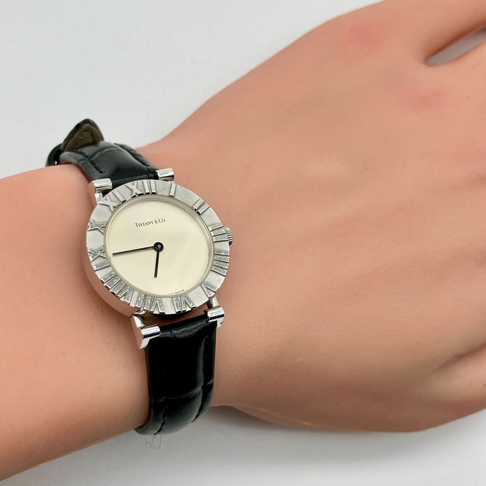 中古】ティファニー TIFFANY アトラス L0640 SV925 クォーツ 腕時計