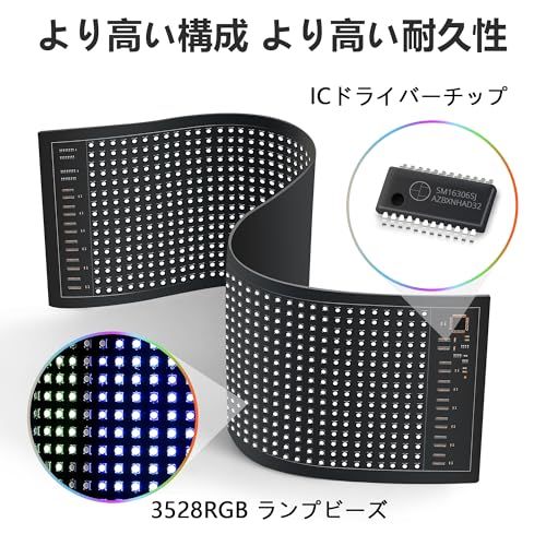 LED電光掲示板 曲げ